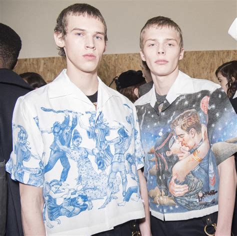 prada x christophe chemin printed shirt|Behind Prada’s Christophe Chemin Collaboration .